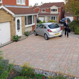 Marshalls Drivesett Tegula Original Block Paving Medium Traditional 50x160x160mm