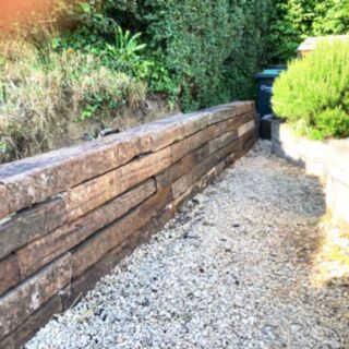 Reclaimed Railway Sleeper Creosoted Grade A 150x250x2600mm