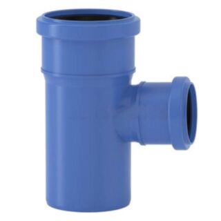 valsir Triplus Acoustic dB12 Pipe Reducing Branch 87.3° 90mm To 50mm