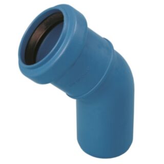 valsir Triplus Acoustic dB12 Pipe Bend 45° 110mm