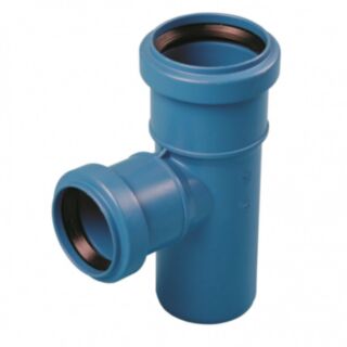 valsir Triplus Acoustic dB12 Pipe Reducing Branch 87.3° 110mm To 75mm