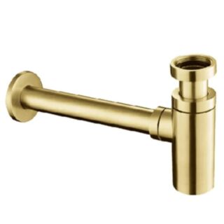 JTP Vos Basin Bottle Trap Brushed Brass