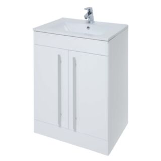 Kartell K-Vit Purity Ceramic Basin 1 Tap Hole 600mm