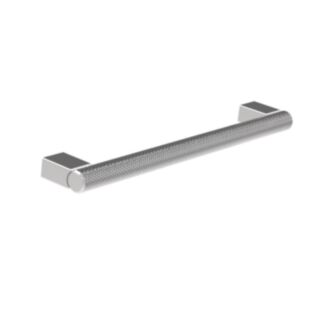 Saneux Madrid Knurled Door Handle Stainless Steel 186mm