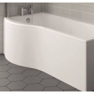 Kartell K-Vit Oblique P Shaped Front Bath Panel White 520x1700mm