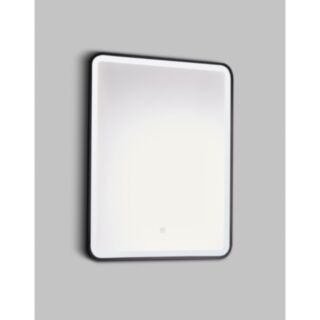 Kartell K-Vit Nero LED Square Sensor Switch Bathroom Mirror 600x800mm