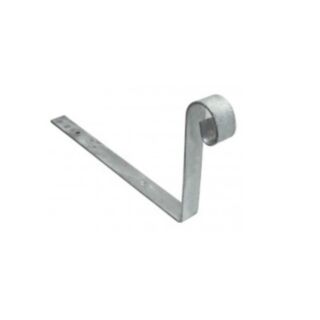 Scrolled Hip Iron Galvanised 4x25x300mm