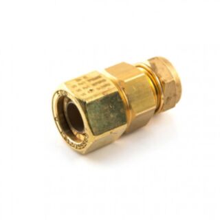 TracPipe® AutoFlare® To Copper Compression Reducing Coupler Brass DN28 To 22mm